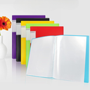 A4 Clear Display Book / Presentation Folder 20/30/40 Pockets in Blue/Red/Green/Yellow/Black/Purple