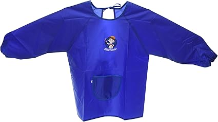 Kids' Apron Size XL 6 -12 Years for Drawing, Crafts & Art Activities - Adjustable, Waterproof Art Smock for Mess-Free Creativity