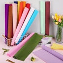Crepe Paper Roll 20 Inch X 8 Feet (50 X 250 cm) for Handcrafts & Birthday Party Decoration 18 Colors