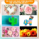 Crepe Paper Roll 20 Inch X 8 Feet (50 X 250 cm) for Handcrafts & Birthday Party Decoration 18 Colors