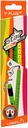 Y-Plus Neon Pencils Set of 6 Tri-Grip Triangular Multi Colors Pack HB Grade