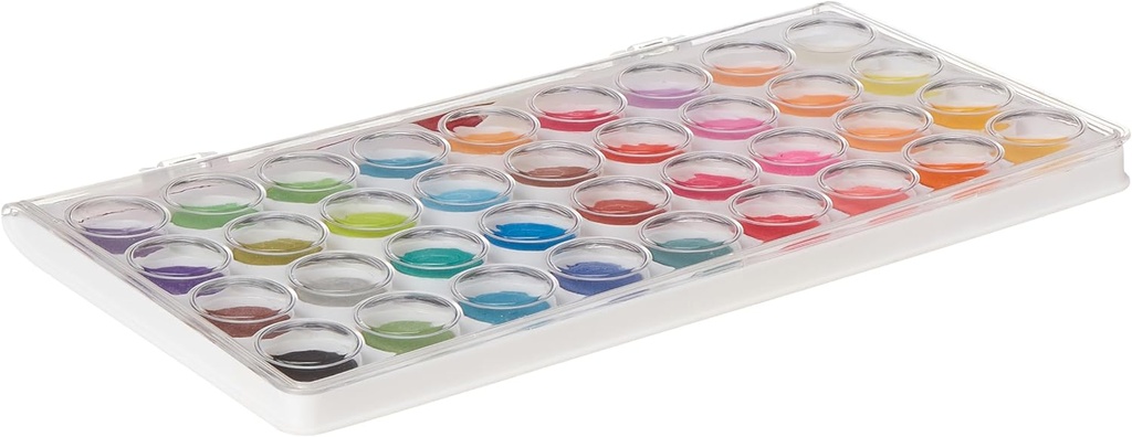 Easy Line 3A G-6636 Solid Water Colors Pack Of 36 Colors With Brush