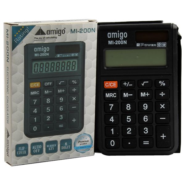 Amigo Office Calculator 12 Digits - Model MI-200 N