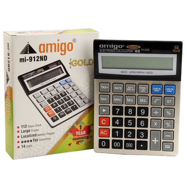 Amigo Office Calculator 14 Digits - Model MI-912 ND