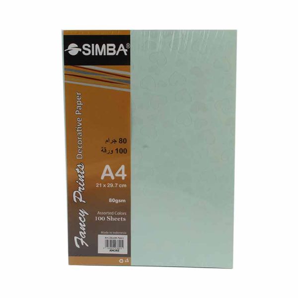 Simba Fancy Scented A4 Paper 80gsm Pack of 100