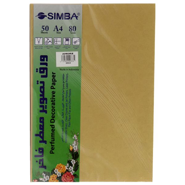 Simba Scented Decorative A4 Paper Pack of 50