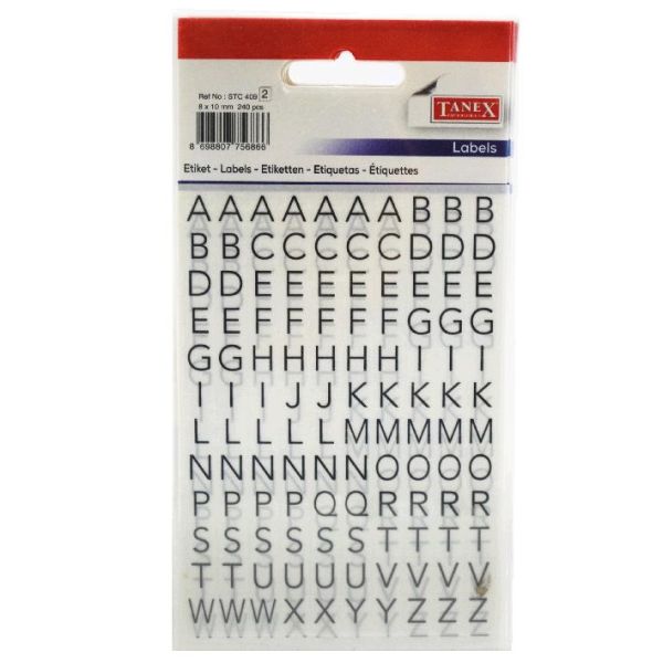 Tanex School Stickers Several Shapes Availabel