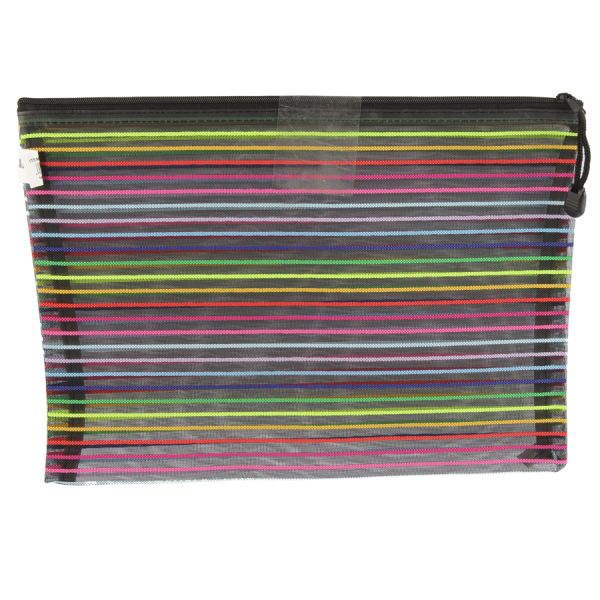 Simba Smash Striped A4 School Zip Folder