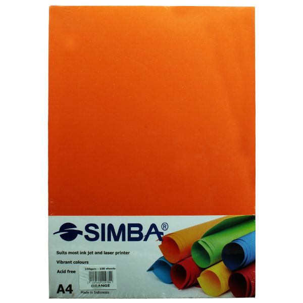 Simba Solid Color A4 Paper 160gsm