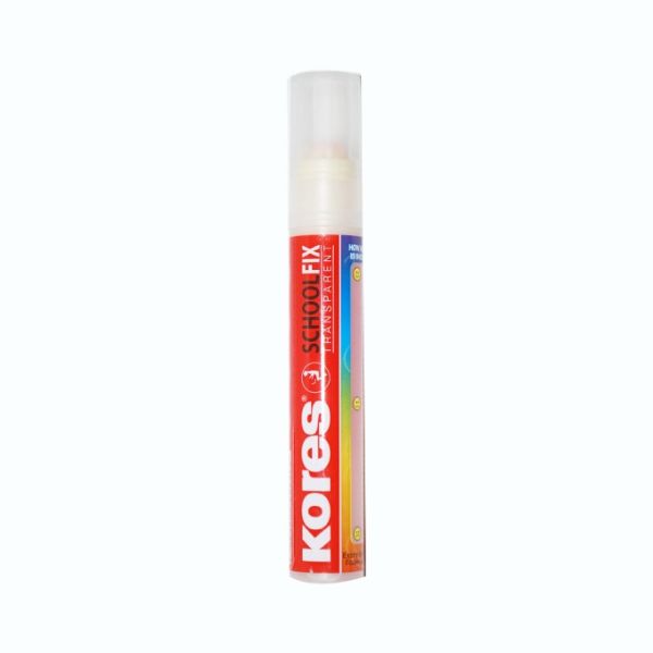 Kores School Fix Transparent Water Based Liquid Glue in Non Drip Container 20 ml Model 20247