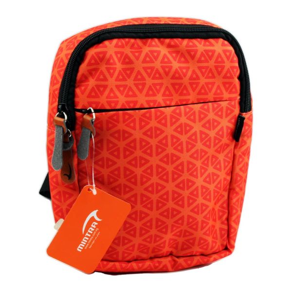 Mintra Cross Body Bag - Coral Triangles