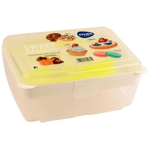 Max Plast Mega Max Lunch Box - 1.2L with 2 Levels - 065