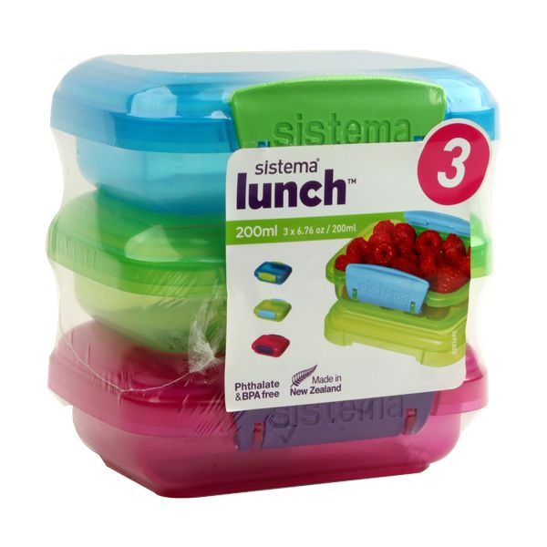 Sistema Lunch Set - 3 Pack