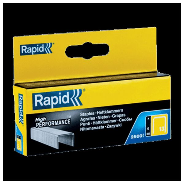 Rapid 13/6 Heavy Duty Staples - Pack of 2500