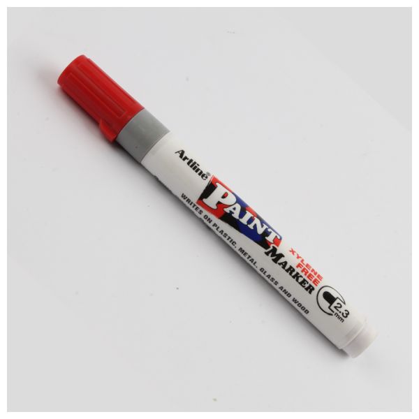 Artline Paint Marker, Xylene Free, 2.3 mm, Red, EKS-400