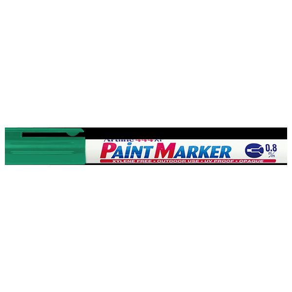 Artline Paint Marker, 0.8 mm, Green, 444XF