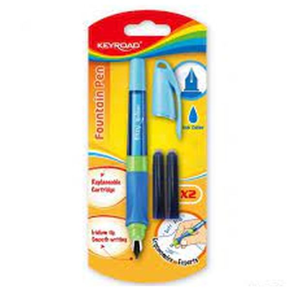 Keyroad Fountain Pen with 2 Ink Cartridges - Model KR971654