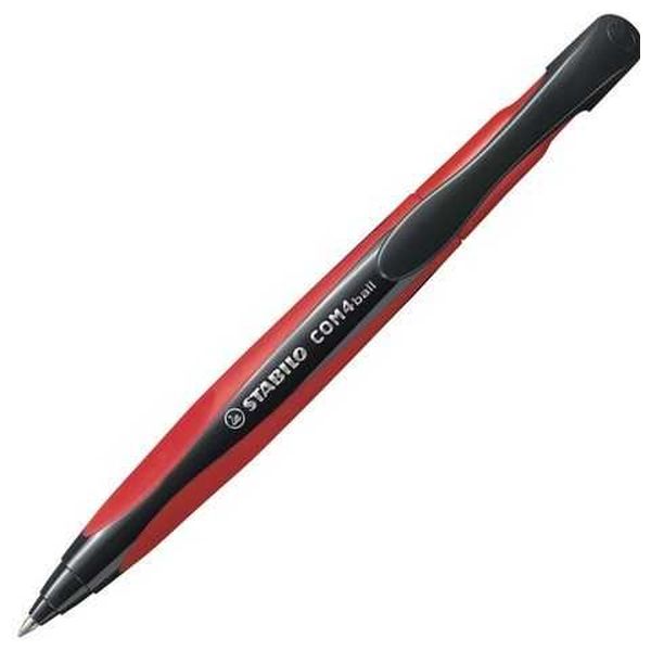 Stabilo Com4 Rollerball Gel Pen - 0.5 mm - Red