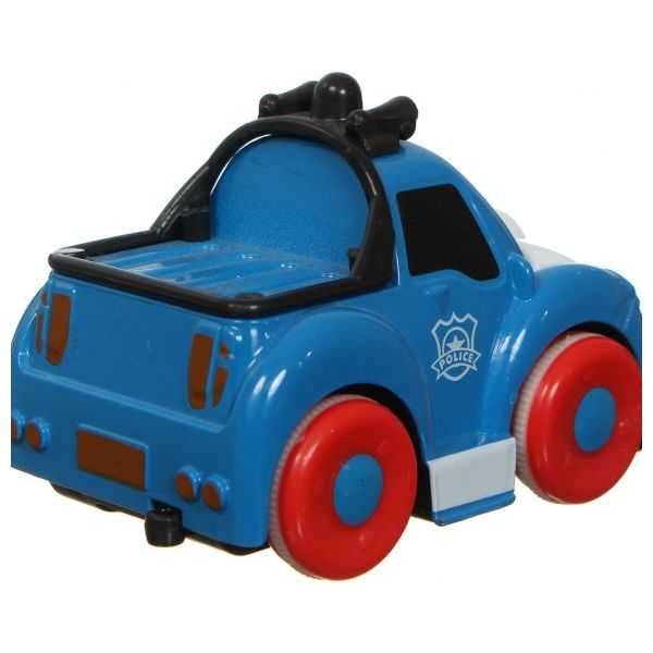 Metal Police Car Model S-948 - Blue