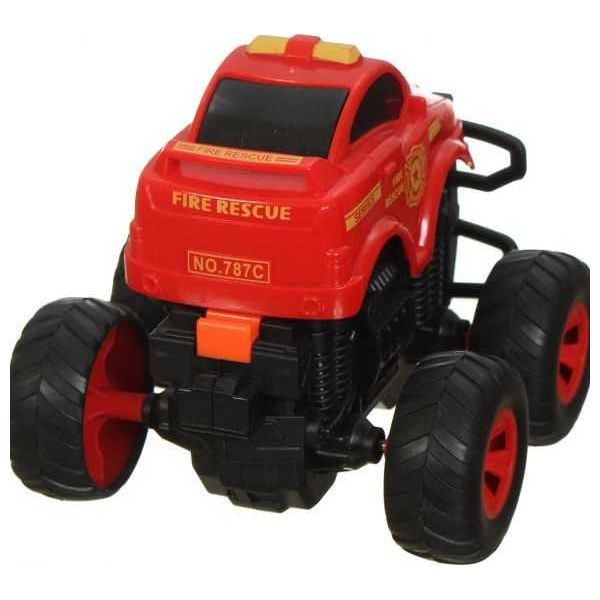 Plastic Car Rescue Fire Model 787C - Red