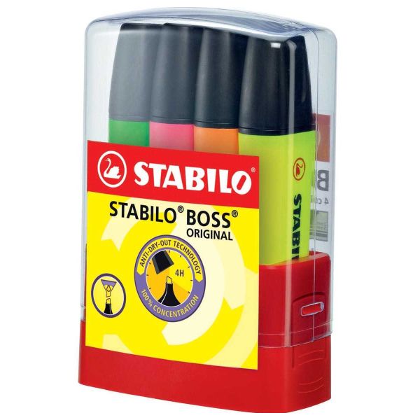 STABILO BOSS Parade Highlighter - 4 Colors