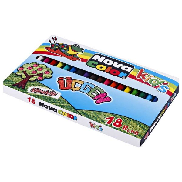 Nova Color Pastel Crayons - Set of 18