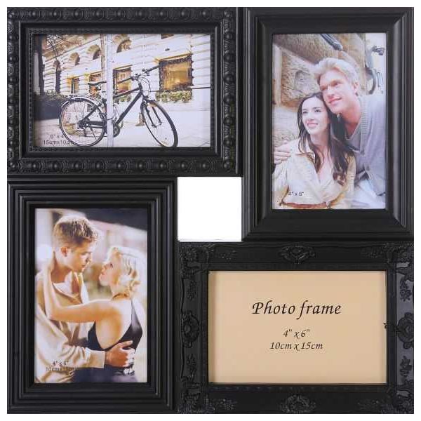 El Maayergy Photo Frame H1152, Black, 4 Pictures