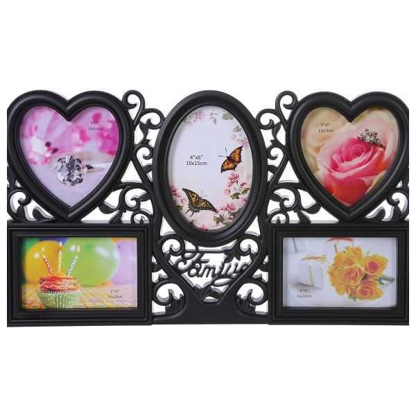 El Maayergy Photo Frame H1154, Black, 5 Pictures