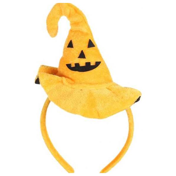 Halloween Hat Headband for Girls - Orange