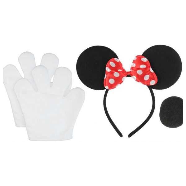 Decorative Headband with Gloves and Fake Nose Set