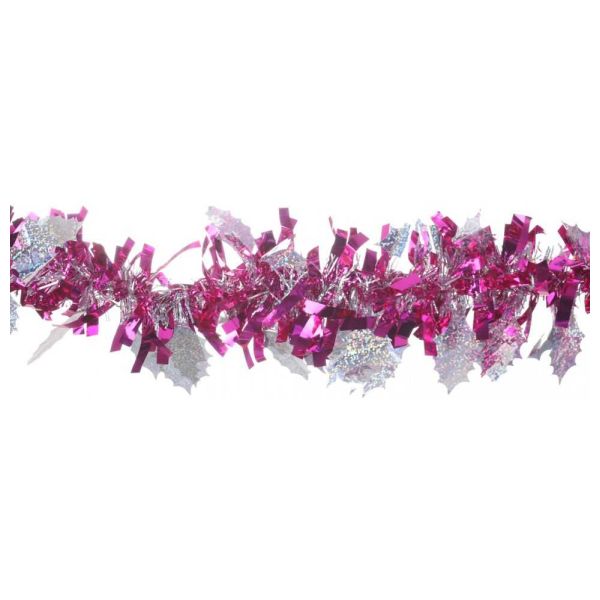 Purple and Silver Glittery Garland - El Maayergy