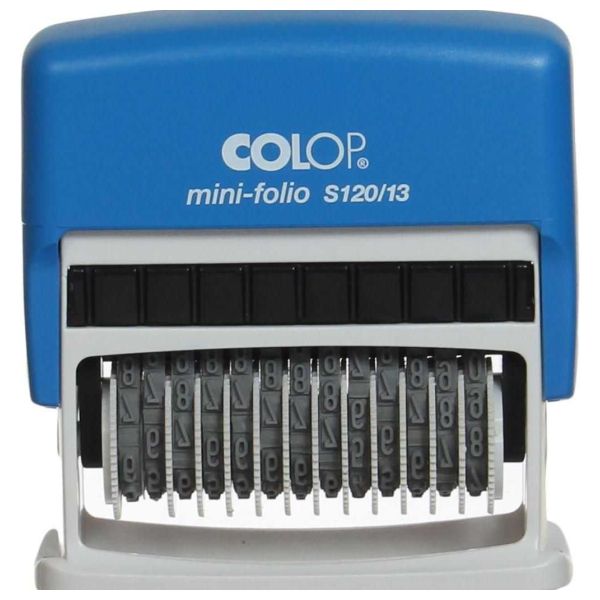 Colop Number Stamp S120/13 - 4 mm, English