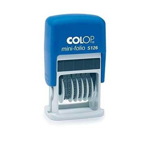 Colop Number Stamp S126 - 4 mm, English