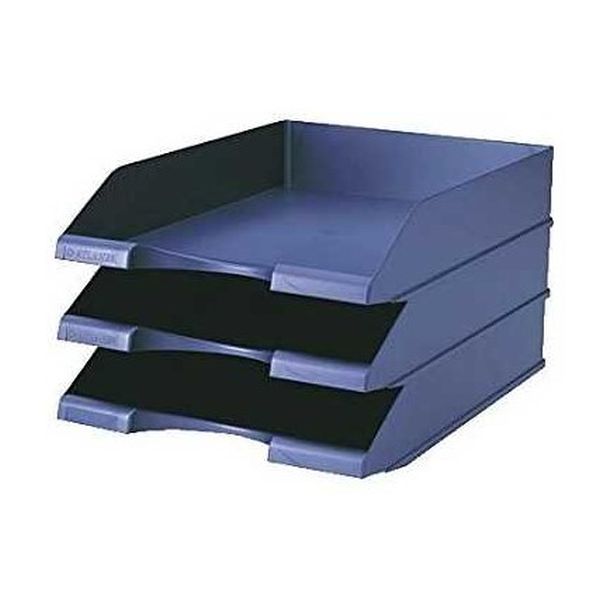 Atlanta 3-Tier Document Tray - Blue