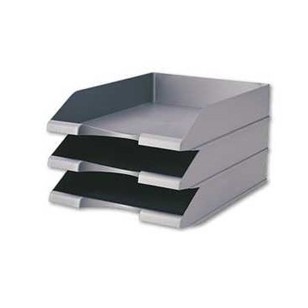 Atlanta 3-Tier Document Tray - Silver