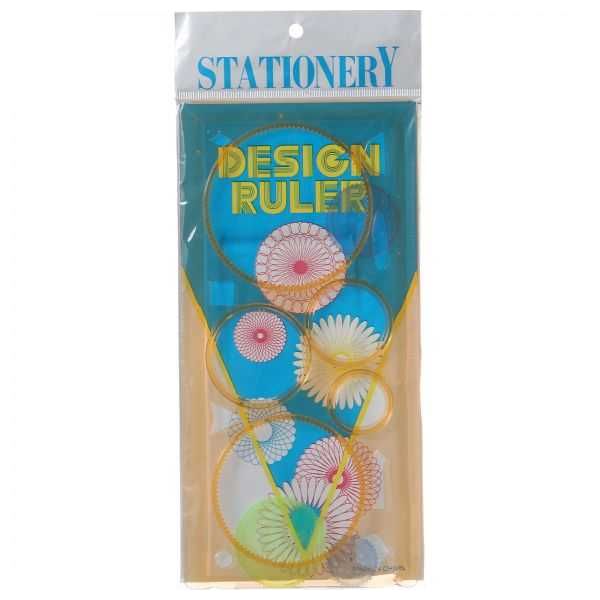 Apple Magic Spirograph Stencil Ruler