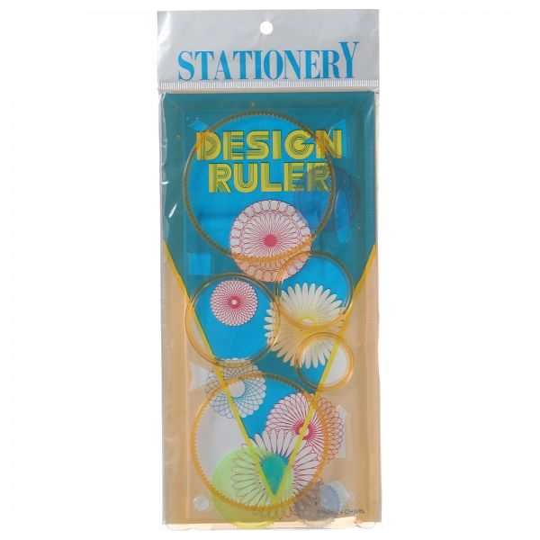 Apple Magic Spirograph Stencil Ruler