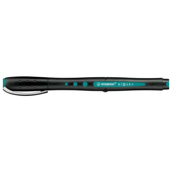 STABILO bl@ck Rollerball Pen, Medium 0.5 mm, Turquoise