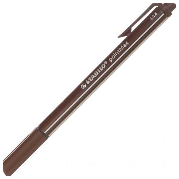 STABILO PointMax 488 Pen - 0.8 mm Tip - Assorted Colors