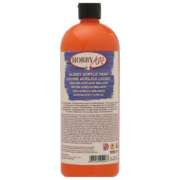 Toy Color Hobby Art Acrylic Paint - 1000 ml