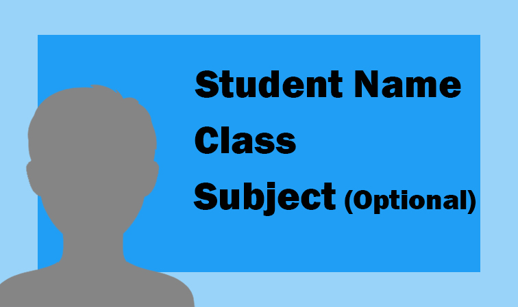 Large Avatar School Label ( Rectangular 6.4 x 3.8 ) 