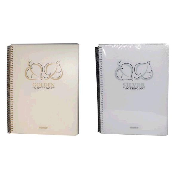 Mintra B5 Golden & Silver Notebook - 100 Sheets