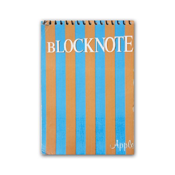 Apple Block Note - Wirebound, 150 Sheets, A5