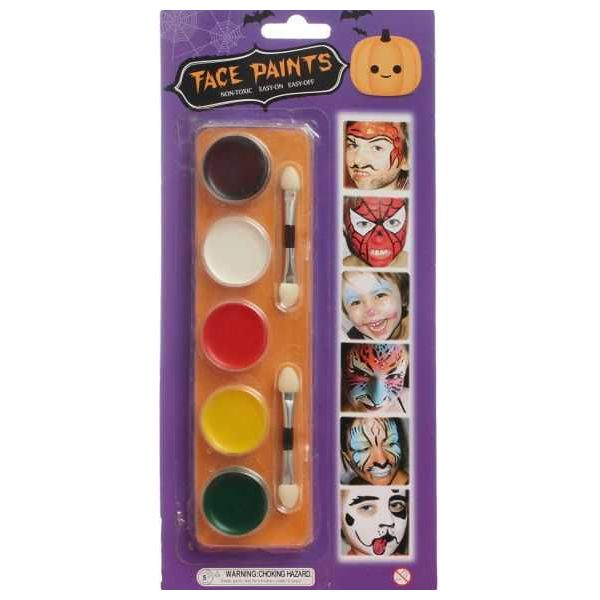Face Paints Set - 5 Colors