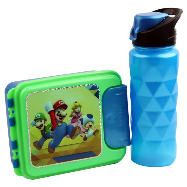 Ice Plast Lunch Box + Water Bottle Set