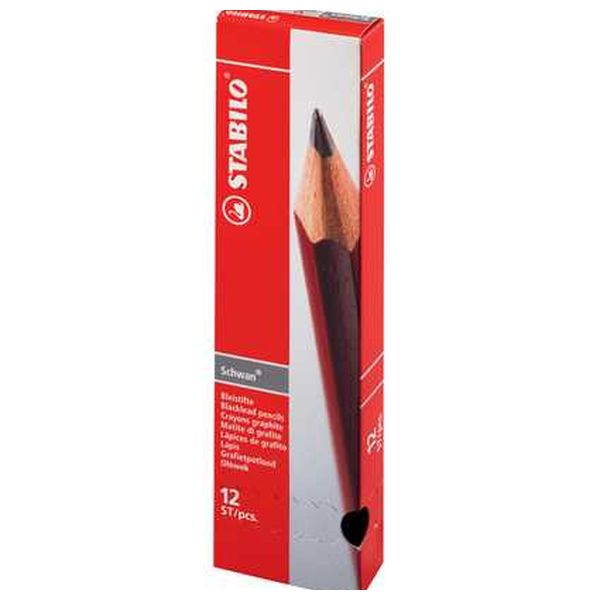 STABILO Pencil without Eraser 306-HB - Red