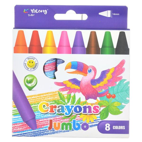 Yalong Wax Crayons Set - 8 Colors