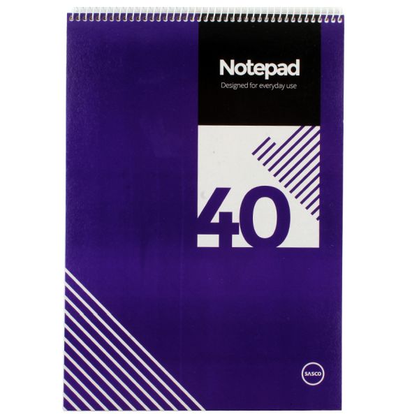 Sasco A4 Block Note - 40 Sheets