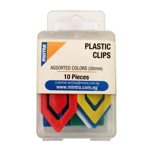 Mintra Striped Paper Clips - 50mm, Pack of 10