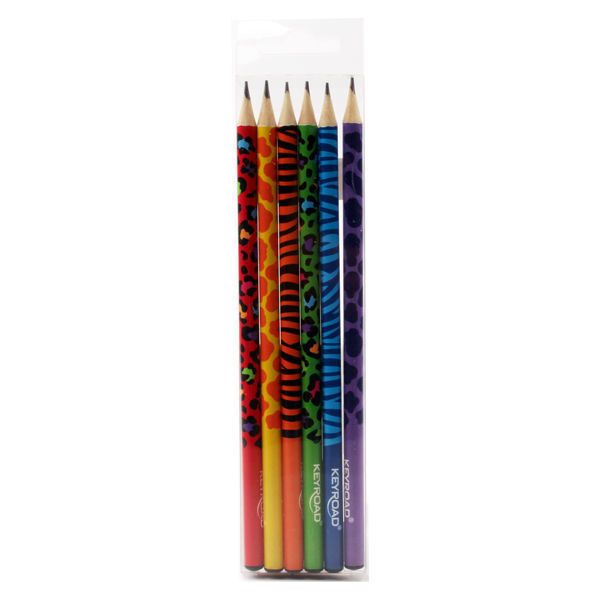 Keyroad Wooden Pencils - 6 Pack